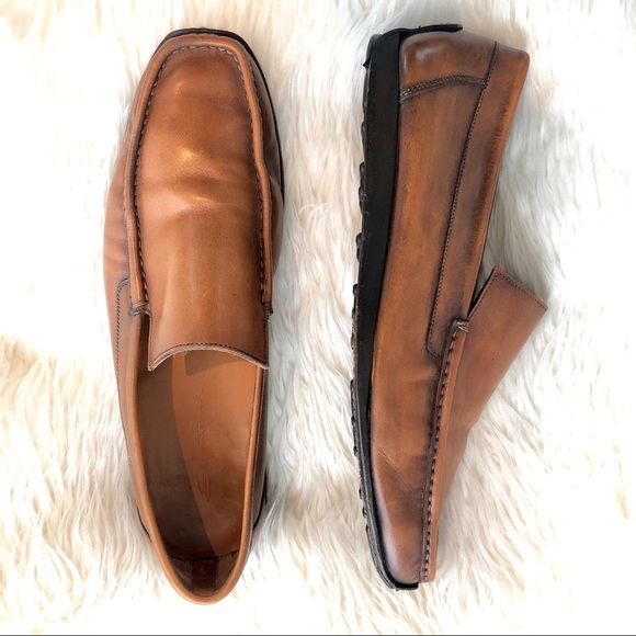 santoni moccasins